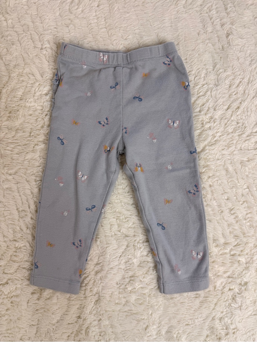 Carter's Light Blue Butterfly Print Leggings